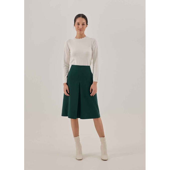 Delanie A-line Midi Skirt