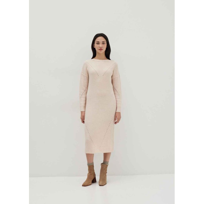 Ruby Mercerized Wool Midi Sweater Dress