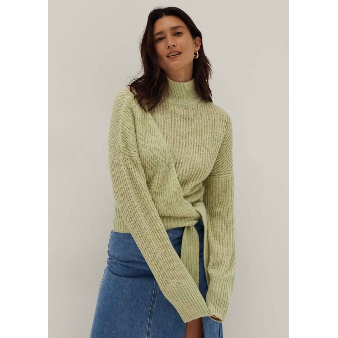 Nola Turtle Neck Wool Blend Sweater