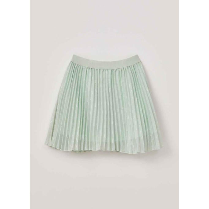 Anastacia Pleated Jacquard Skirt