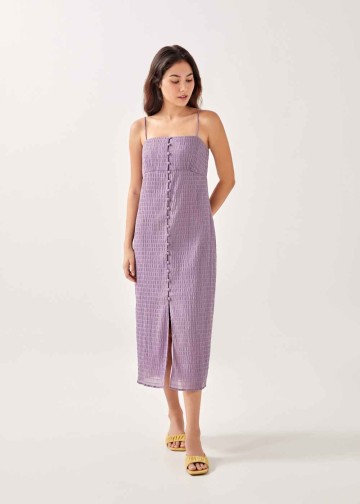 Leilah Textured Column Maxi Dress