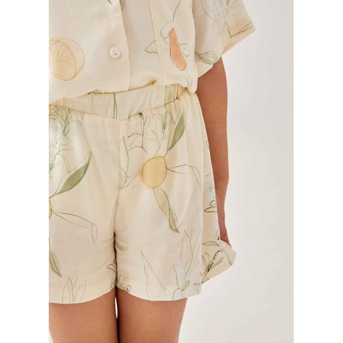 Chevelle Rayon Lounge Shorts in Tuscany Breeze