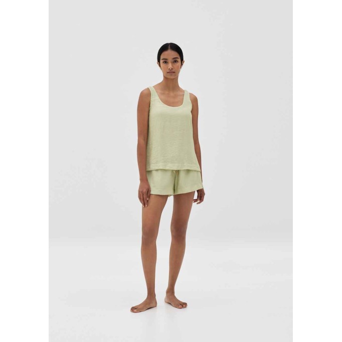 Gwendolyn Padded Textured Lounge Tank