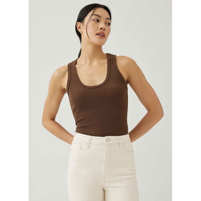 Fenna Ribbed Jersey Top
