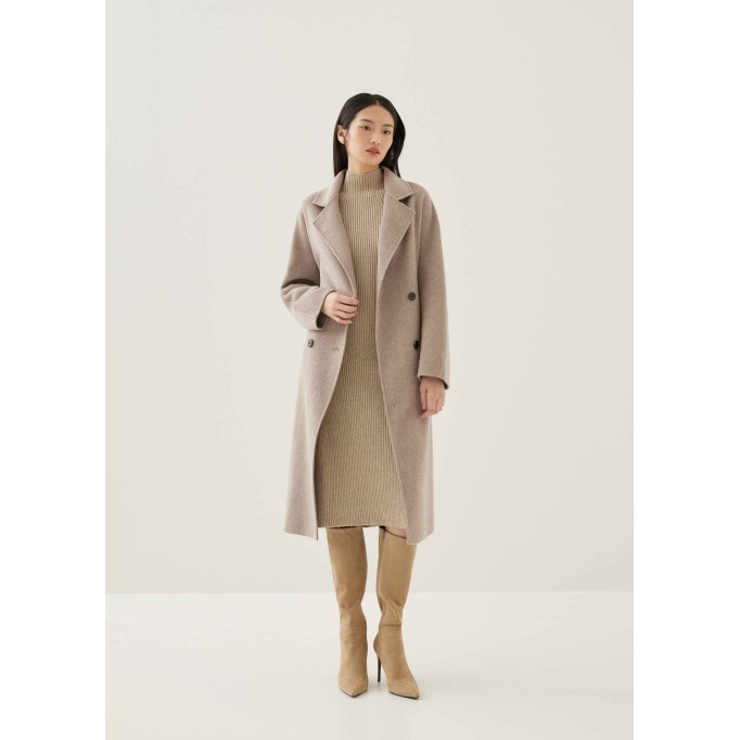 Alitha Double Breasted Wool Coat