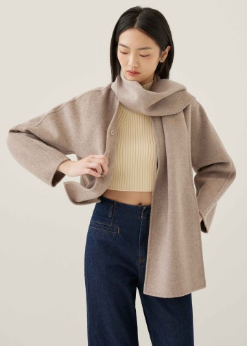 Marthie V-neck Wool Jacket