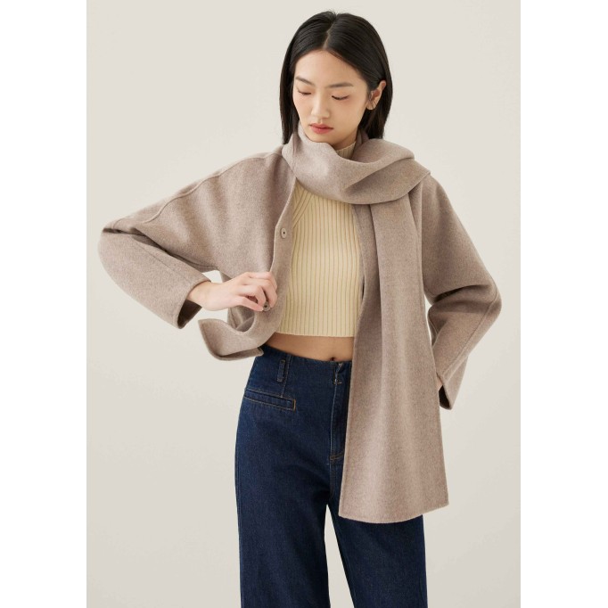 Marthie V-neck Wool Jacket