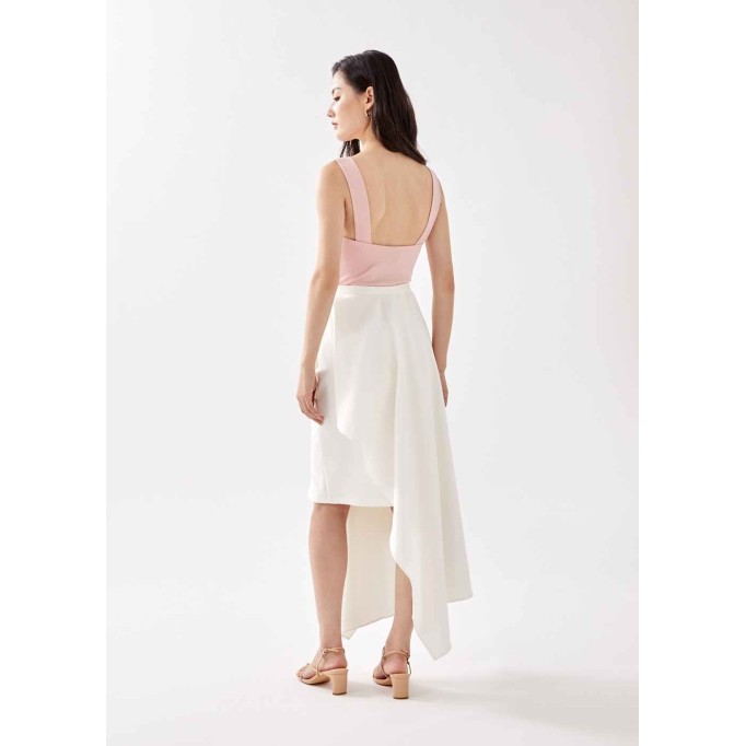 Shayli Asymmetrical Waterfall Skirt
