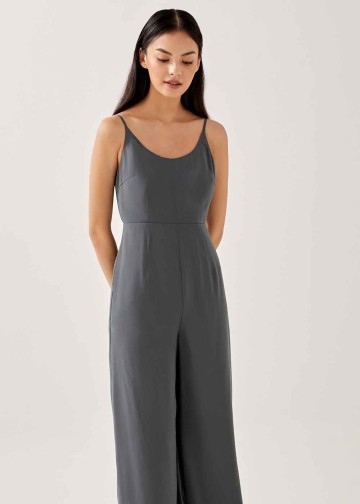 Adriena Padded Strappy Back Jumpsuit