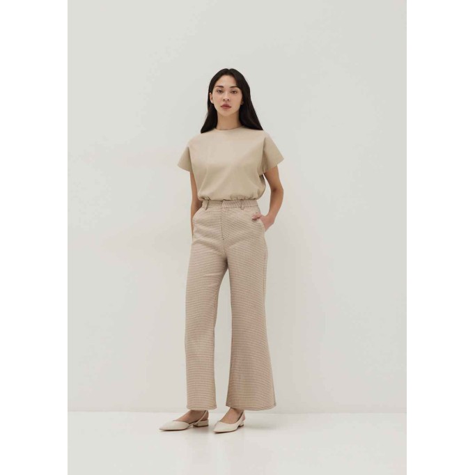 Grazia Houndstooth Flare Pants