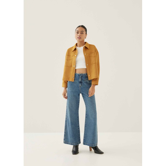 Atheena Relaxed Suede Jacket