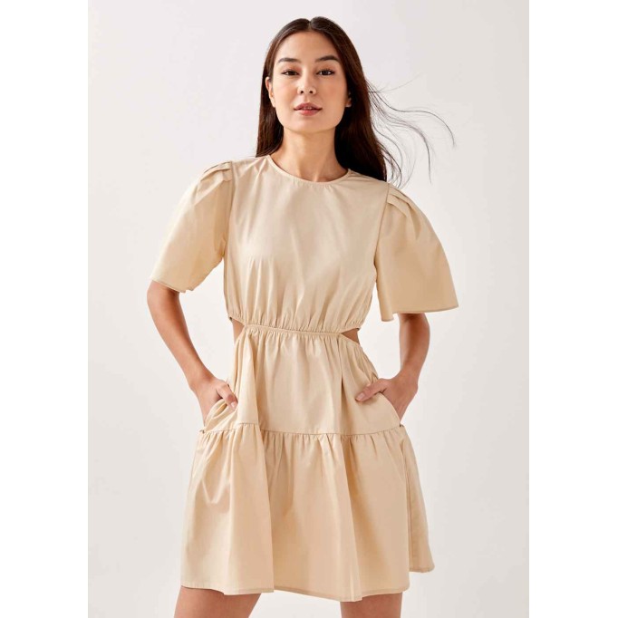 Romane Cut Out Tiered Dress