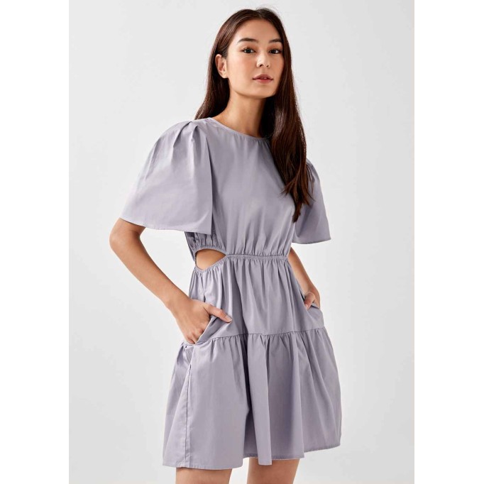 Romane Cut Out Tiered Dress