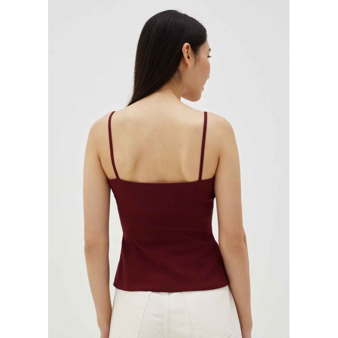 Giada Bustier Panelled Padded Top